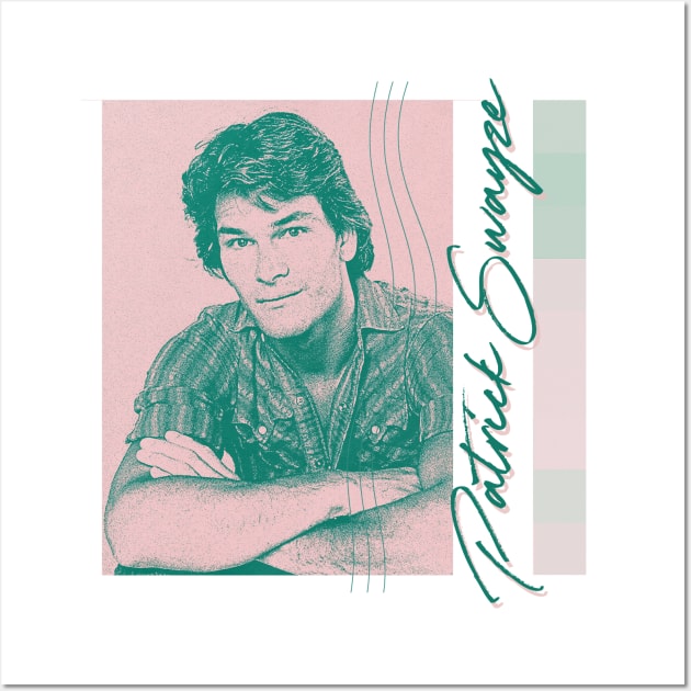 Patrick Swayze / / / 80s Aesthetic Fan Art Design Wall Art by unknown_pleasures